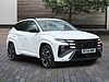 Hyundai TUCSON 1.6 T-GDi N Line SUV 5dr Petrol Hybrid Auto Euro 6 (s/s) (215 ps) White