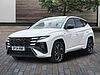Hyundai TUCSON 1.6 T-GDi N Line SUV 5dr Petrol Hybrid Auto Euro 6 (s/s) (215 ps) White